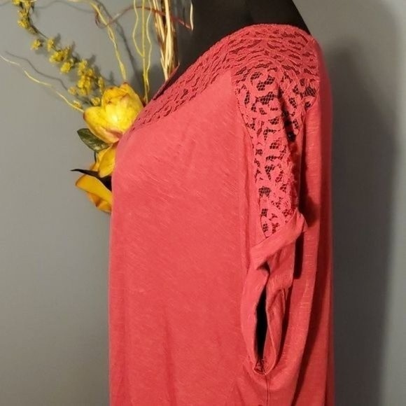 Apt. 9 Lace Panel Tee Size 1X NWT - Picture 6 of 14